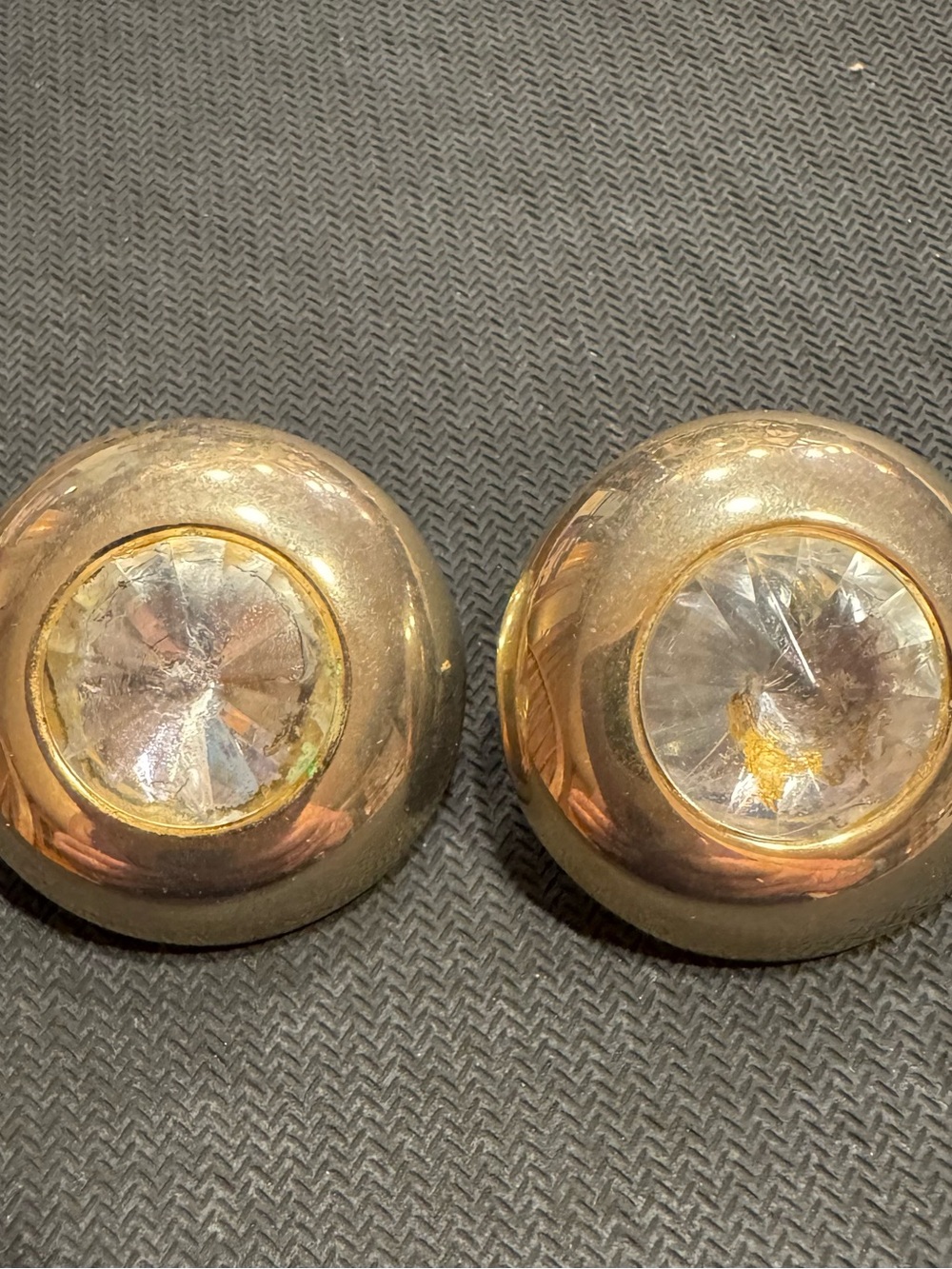 Vintage Erwin Pearl Gold Tone Clip on Earrings
